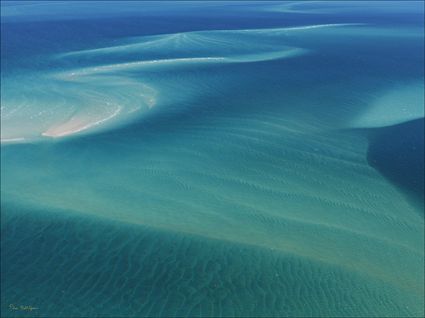 Sand Patterns - Platypus Bay - Fraser Island - QLD SQ (PBH4 00 17974)